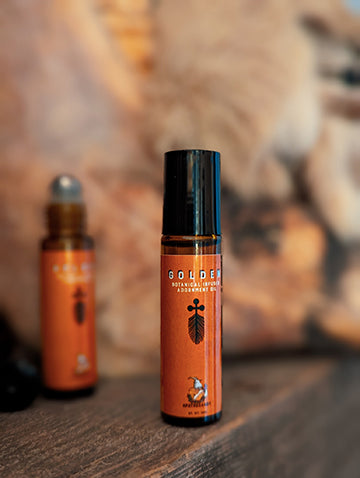Golden | Botanical Adornment Oil | Essential Oil Perfume